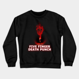 5 finger Crewneck Sweatshirt